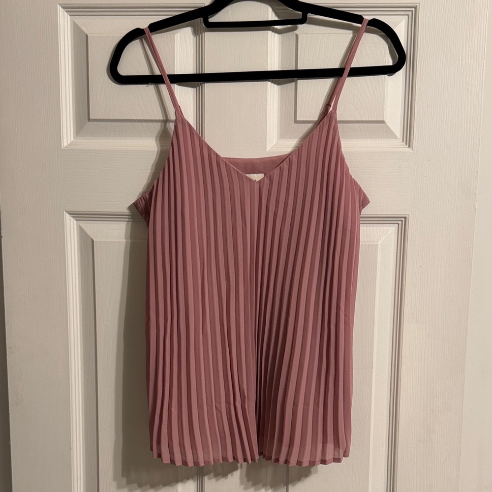 Pleated Mauve Cami Top